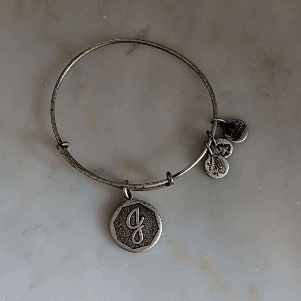 Alex and Ani J bracelet
